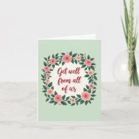 Get Well From All Of Us Card