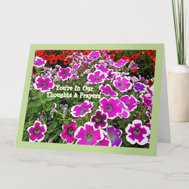 GET WELL FROM GROUP/FLORAL/OVERSIZED  CARD (Front)