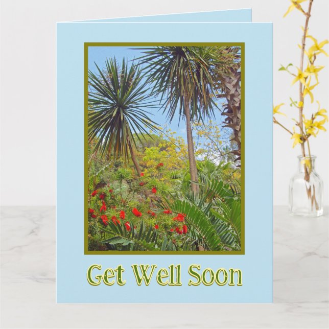 GET WELL FROM GROUP/OFFICE/CUSTOMIZABLE CARD (Yellow Flower)