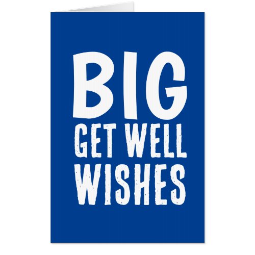 GET WELL FROM US ALL BIG GIANT JUMBO CARDS