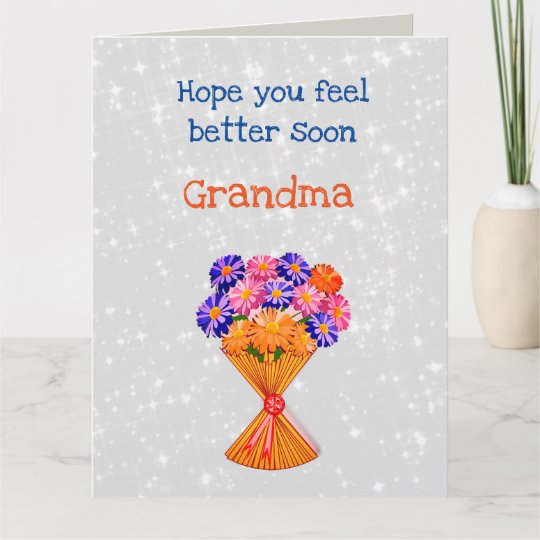 Get Well Grandma design Card