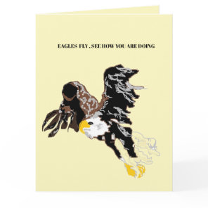 Get Well Greeting Card : American Bald Eagle