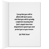 Get Well, He Will Put His Angels in Charge of You Cards (Inside (Right))