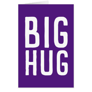 GET WELL HUG HUGE JUMBO GREETING CARD! CARD
