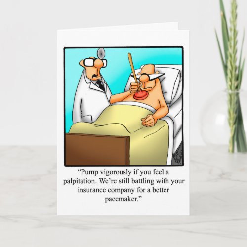 Get Well Humor Greeting Card