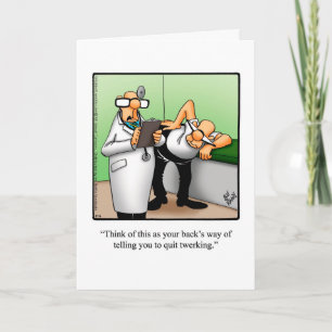 Get Well Humor Greeting Card
