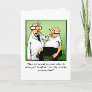 Get Well Humor Greeting Card