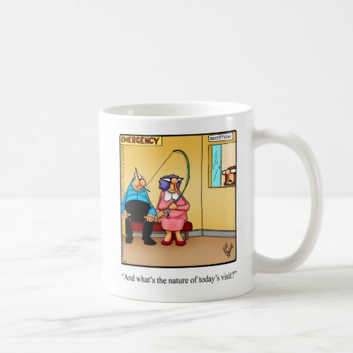 Get Well Humor Mug Fishing