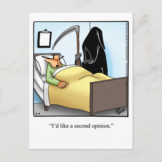 Get Well Humor Postcard (Front)