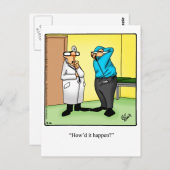 Get Well Humor Postcard | Zazzle