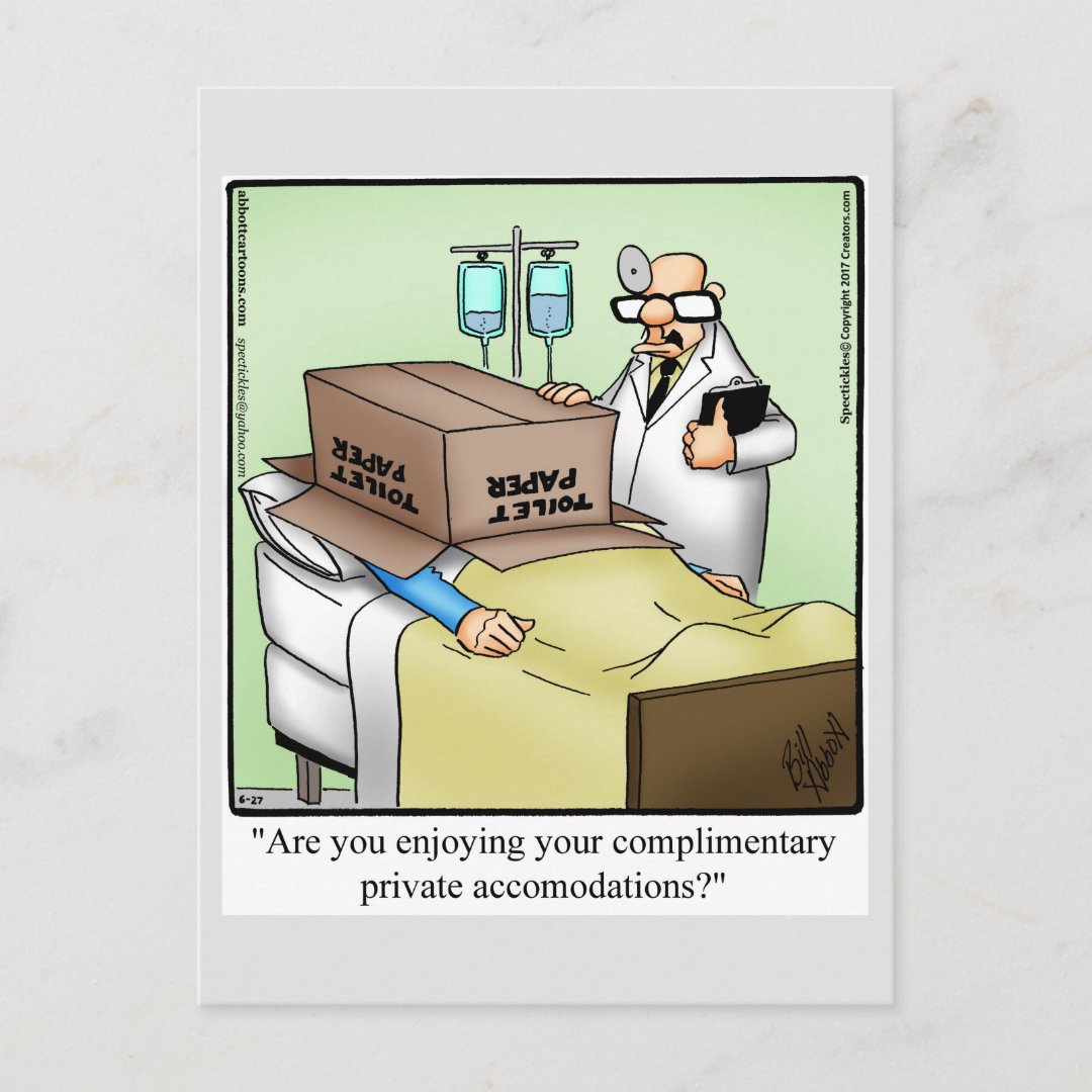 Get Well Humor Postcard | Zazzle