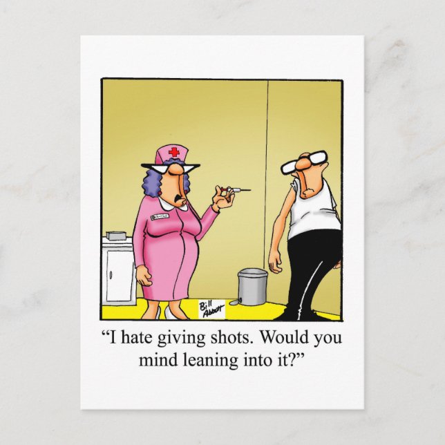 Get Well Humor Postcard (Front)