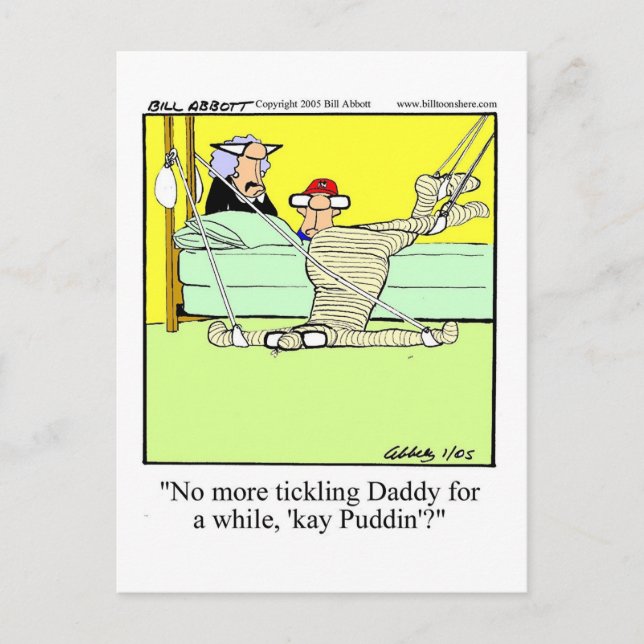 Get Well Humor Postcard (Front)