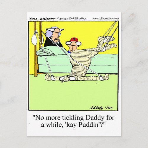 Get Well Humor Postcard