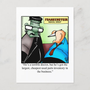 Get Well Humor Postcard