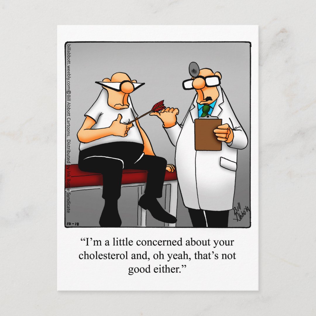 Get Well Humor Postcard 