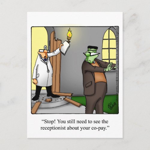 Get Well Humor Postcard Spectickles