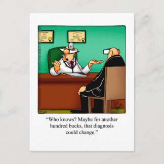 Get Well Humor Postcard "Spectickles"