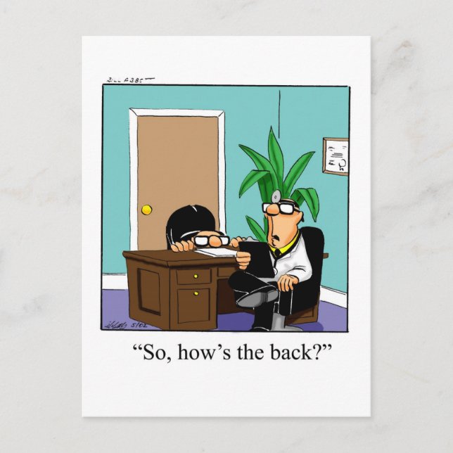 Get Well Humor Postcard "Spectickles" (Front)
