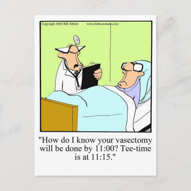 Get Well Humor Postcard "Spectickles" (Front)