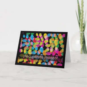 Get Well in Spanish Recuperate Pronto with Leaves Card