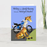 Get Well, Motorcycle Accident Card at Zazzle
