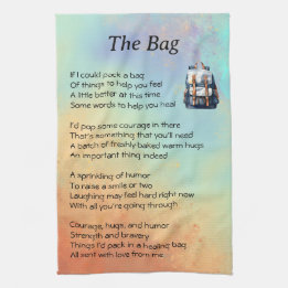 Get Well Poem Kitchen Towel