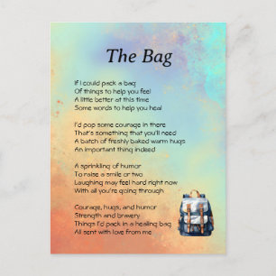 Get well Poem Postcard