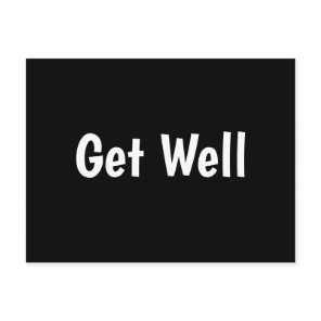 Get Well Postcard