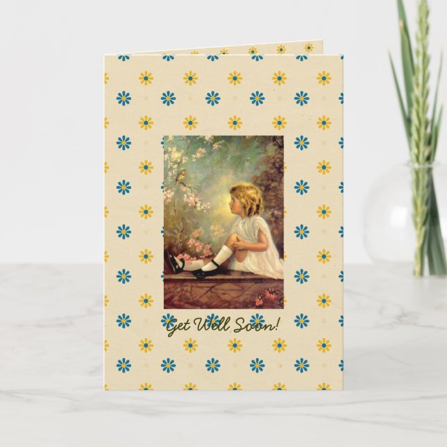 Get Well prayer card (Front)