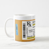 Get Well Prescription RX Coffee Mug (Left)