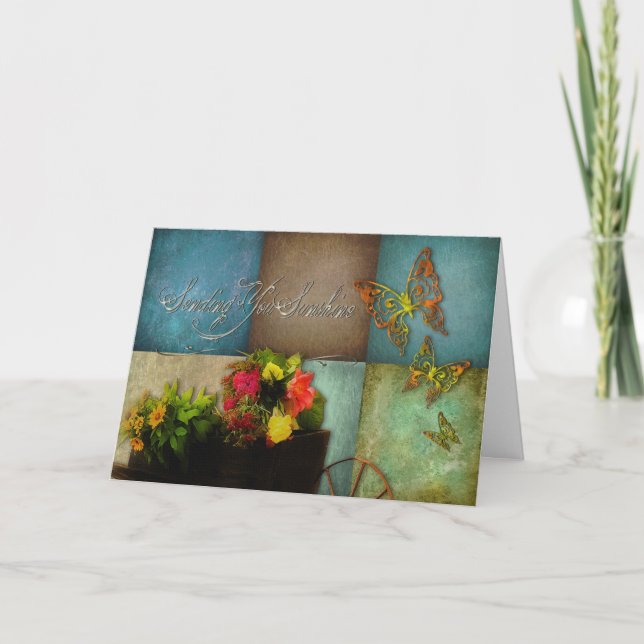 GET WELL - SENDING YOU SUNSHINE CARD (Front)