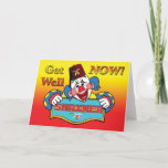 Get well shrine clown card