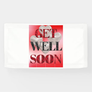 Get Well Soon 1.6x3 Vinyl Banner