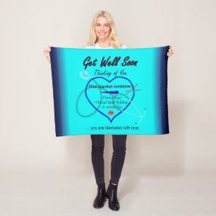 Get Well Soon #2 Fleece Blanket