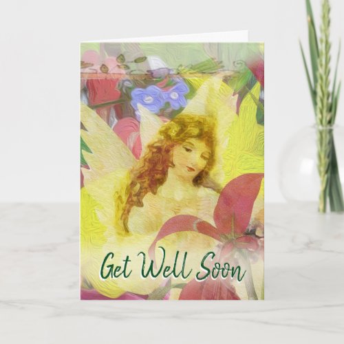 Get Well Soon Angel Card