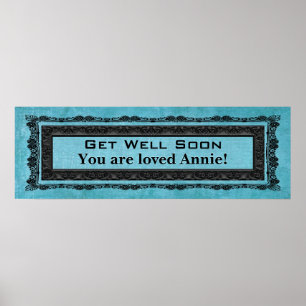 Get Well Soon Banner Poster