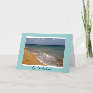 Get Well Soon Beach Card