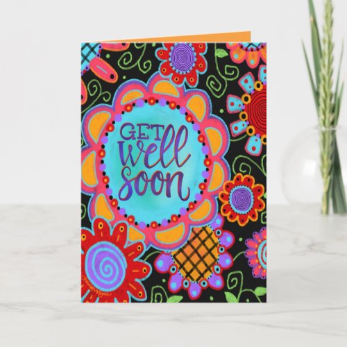 Get Well Soon Bright and Cheery Card