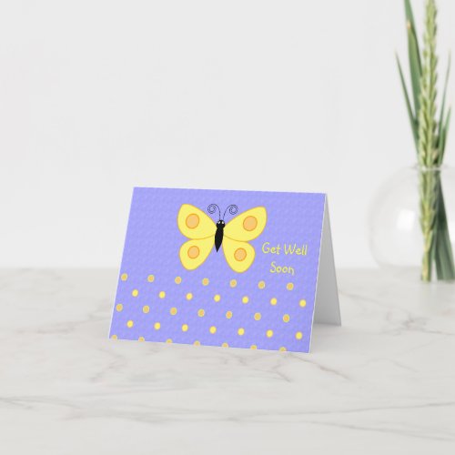 Get Well Soon Butterfly Cards