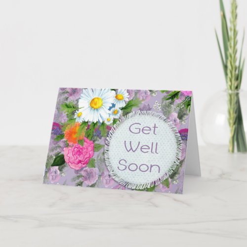 GET WELL SOON CARD