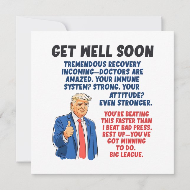 Get Well Soon  Card (Front)