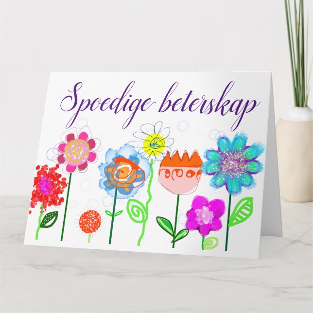 Get well soon card (Front)