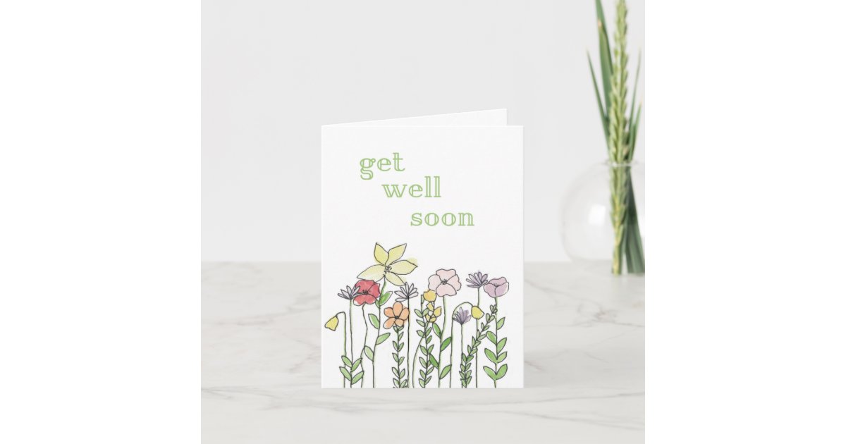 Get well soon card | Zazzle