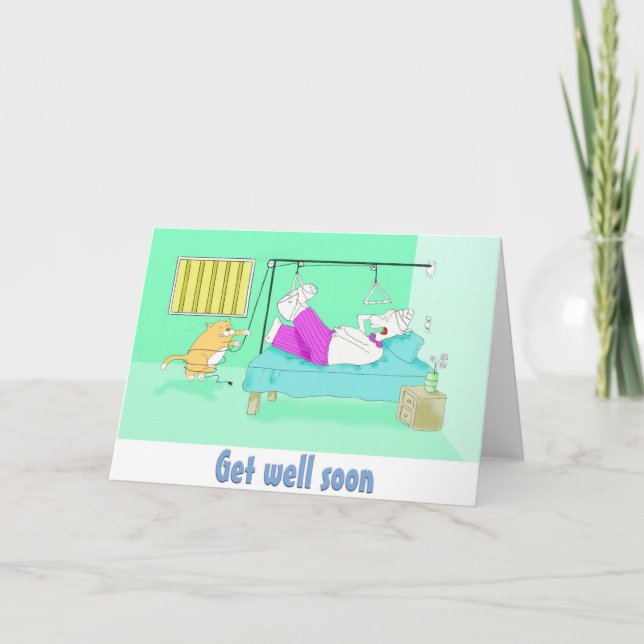 get well soon card (Front)