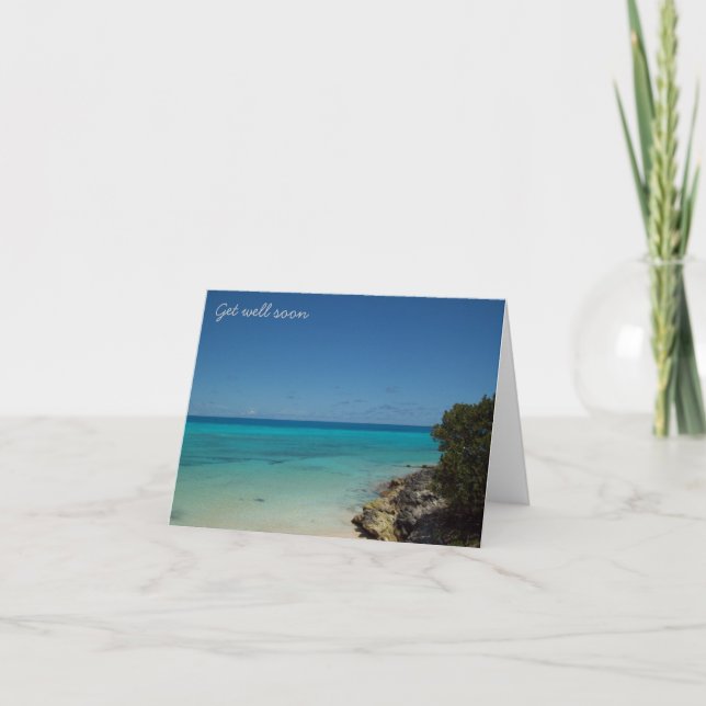 Get well soon card - Bermuda (Front)