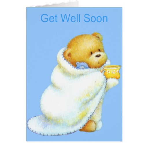 Elegant 90 Get Well Soon Blank Card