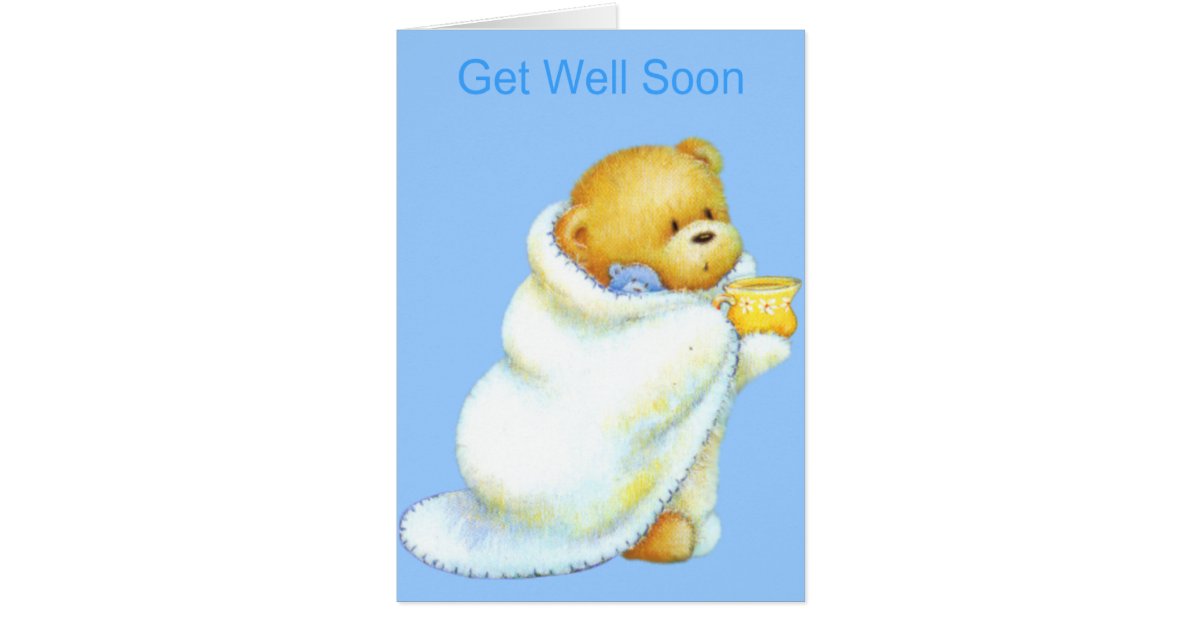 Elegant 90 Get Well Soon Blank Card