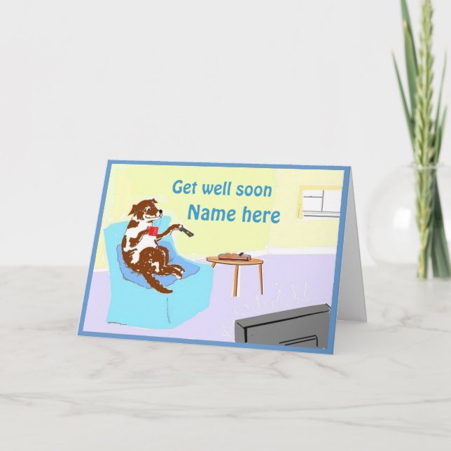 Get well soon card customize (Front)