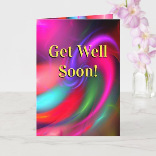 Get Well Soon Card _ Fireworks Design
